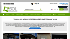 What Alsol.fr website looked like in 2020 (3 years ago)