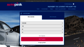 What Autopink-shop.dk website looked like in 2020 (3 years ago)