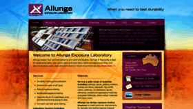 What Allunga.com.au website looked like in 2020 (3 years ago)