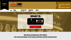 What Actonsocalpenske.com website looked like in 2020 (3 years ago)
