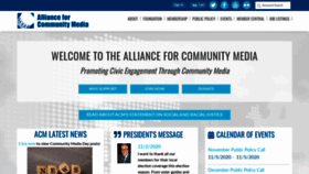 What Allcommunitymedia.org website looked like in 2020 (3 years ago)
