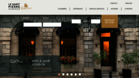 What Auberge.qc.ca website looked like in 2020 (3 years ago)