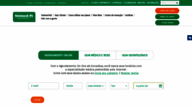 What Acoesunimedbh.com.br website looked like in 2020 (3 years ago)