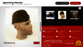 What Aggarwalarmy.com website looked like in 2020 (5 years ago)