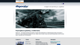 What Agonta.com website looked like in 2020 (3 years ago)