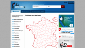 What Allo-medecins.fr website looked like in 2020 (3 years ago)