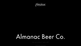 What Almanacbeer.com website looked like in 2020 (3 years ago)