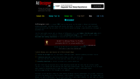 What Addesigner.com website looked like in 2020 (4 years ago)