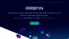 What Arbfin.com website looked like in 2020 (3 years ago)