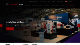 What Analytik-jena.us website looked like in 2020 (3 years ago)