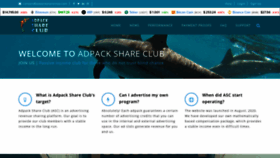 What Adpackshareclub.com website looked like in 2020 (3 years ago)
