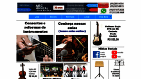 What Abcmusical.com.br website looked like in 2020 (3 years ago)