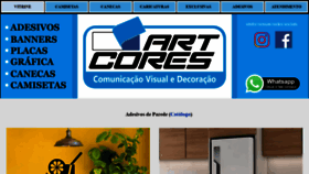 What Artcores.com website looked like in 2020 (3 years ago)