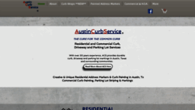 What Austincurbservice.com website looked like in 2020 (3 years ago)