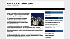 What Advocacy-consulting.com website looked like in 2020 (3 years ago)