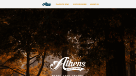 What Athensohio.com website looked like in 2020 (3 years ago)