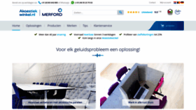 What Akoestiekwinkel.nl website looked like in 2020 (3 years ago)
