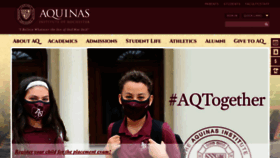 What Aquinasinstitute.com website looked like in 2020 (3 years ago)