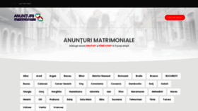 What Anunturi-matrimoniale.ro website looked like in 2020 (3 years ago)