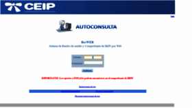 What Autoconsulta.ceip.edu.uy website looked like in 2020 (3 years ago)