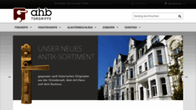 What Ahb-griffe.de website looked like in 2020 (3 years ago)