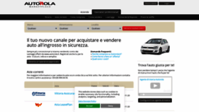 What Autorola.it website looked like in 2020 (3 years ago)
