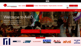 What A4id.org website looked like in 2020 (4 years ago)