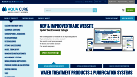 What Aquacure.co.uk website looked like in 2020 (3 years ago)