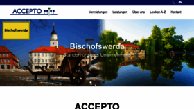 What Accepto-hausverwaltung.de website looked like in 2020 (3 years ago)