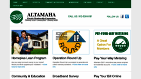 What Altamahaemc.com website looked like in 2020 (3 years ago)