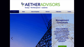 What Aetheradvisors.com website looked like in 2020 (3 years ago)