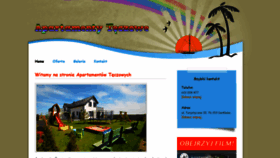 What Apartamentyteczowe.pl website looked like in 2020 (3 years ago)