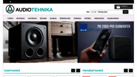 What Audiotehnika.ee website looked like in 2020 (3 years ago)