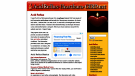 What Acidreflux-heartburn-gerd.net website looked like in 2020 (3 years ago)