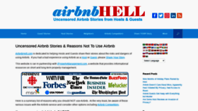 What Airbnbhell.com website looked like in 2020 (3 years ago)