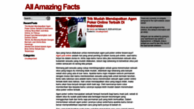 What Allamazingfacts.com website looked like in 2020 (4 years ago)