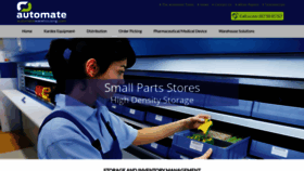 What Automatewarehousing.com website looked like in 2020 (3 years ago)