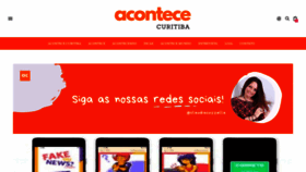 What Acontececuritiba.com.br website looked like in 2020 (3 years ago)