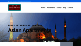 What Aslanapartments.com website looked like in 2020 (3 years ago)