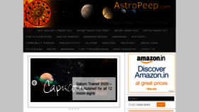 What Astropeep.com website looked like in 2020 (3 years ago)