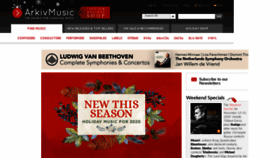 What Arkivmusic.de website looked like in 2020 (3 years ago)