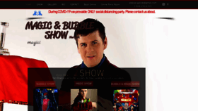 What Alexmagicshow.com website looked like in 2020 (3 years ago)