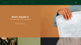 What Amru.com website looked like in 2020 (5 years ago)