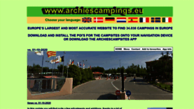 What Archiescampings.eu website looked like in 2020 (3 years ago)