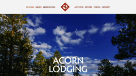 What Acornlodging.com website looked like in 2020 (3 years ago)