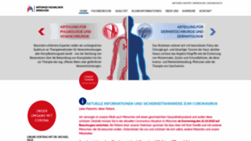 What Artemedmuenchen.de website looked like in 2020 (3 years ago)