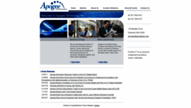 What Apogeebio.com website looked like in 2020 (3 years ago)