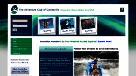 What Adventureclub.info website looked like in 2020 (3 years ago)