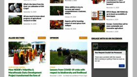 What Agriculturepost.in website looked like in 2020 (3 years ago)