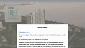 What Asbl.in website looked like in 2020 (3 years ago)